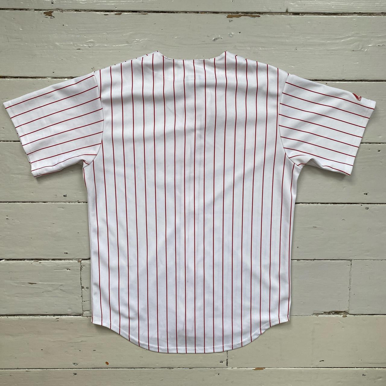 Majestic Phillies Baseball Shirt (Medium)