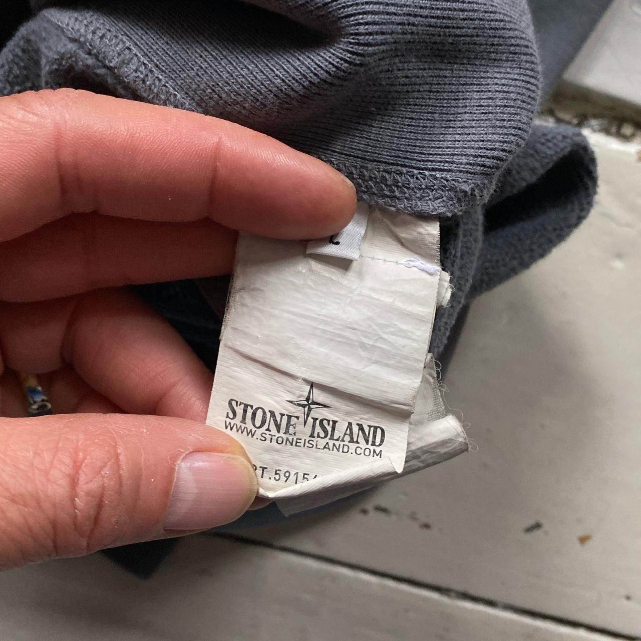 Stone Island Grey Jumper (Large)