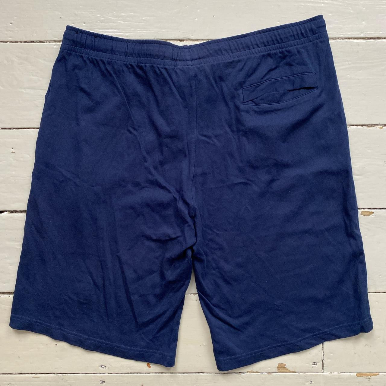 Nike Swoosh Navy Shorts (XXL)