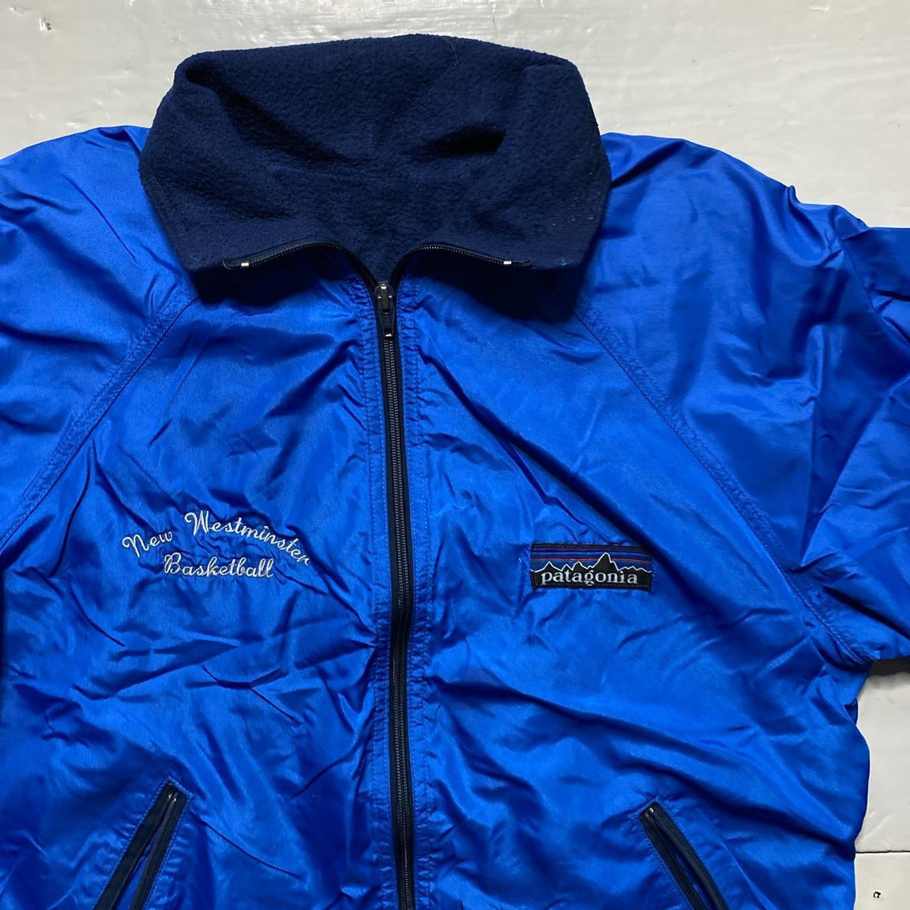 Patagonia Vintage Blue Bomber Jacket (Small)