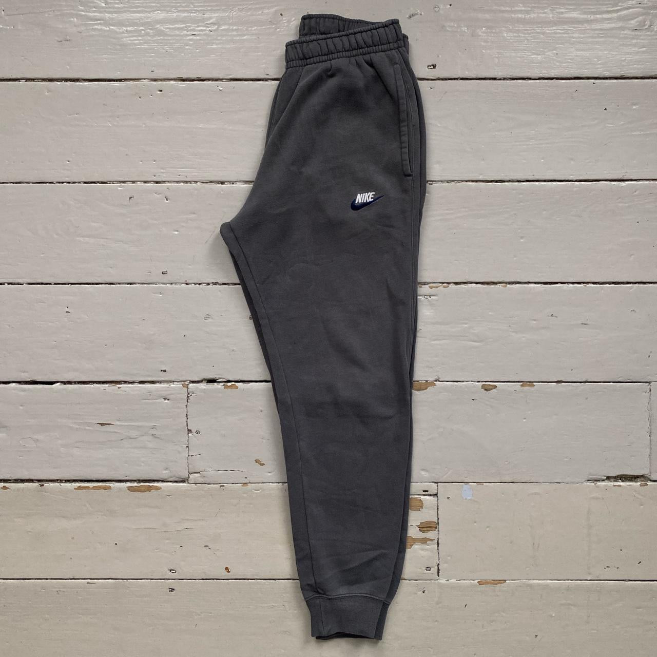 Nike Swoosh Grey Joggers (Small)