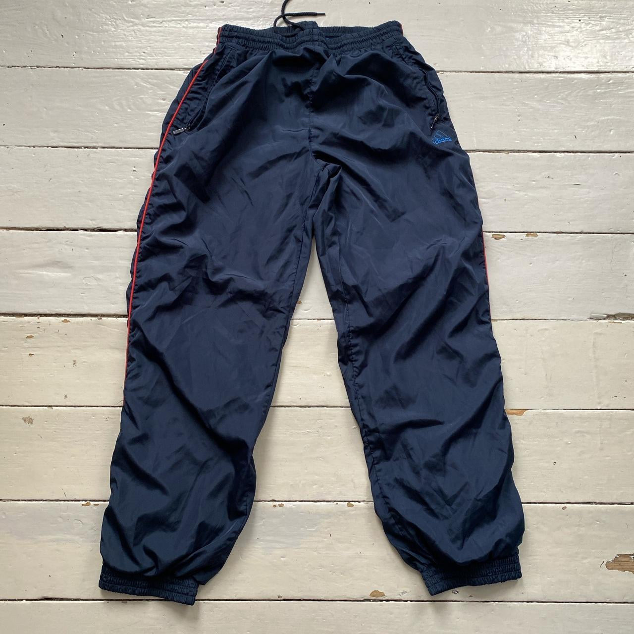 Adidas Navy Shell Bottoms (Large)