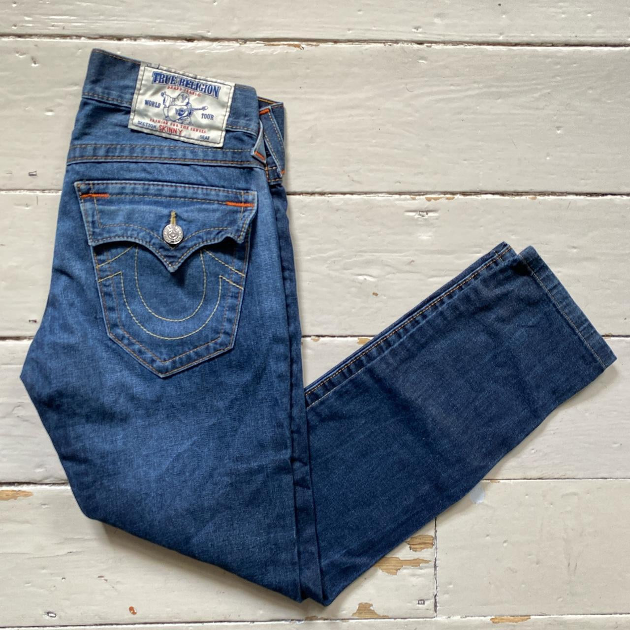 True Religion Skinny Blue Jeans (29/30)