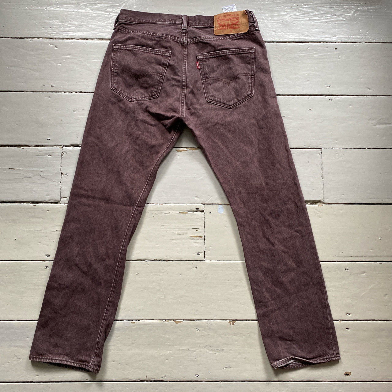 Levis Brown 501 Jeans (32/30)