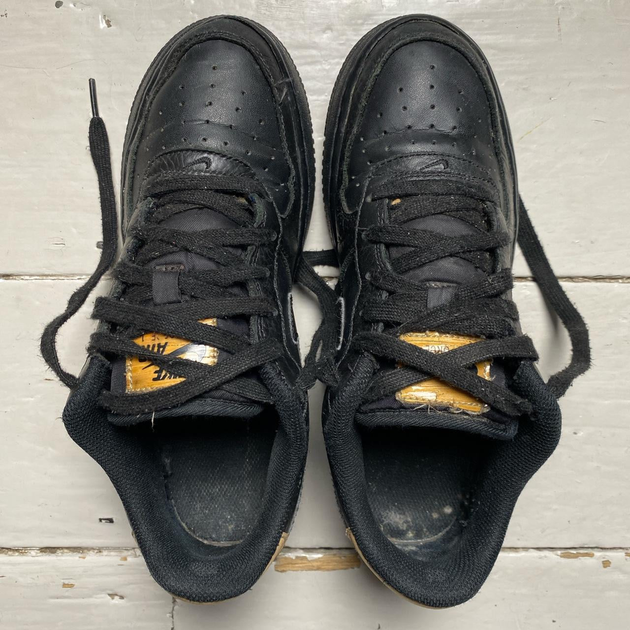 Nike Air Force 1 Black and Beige (UK 5.5)