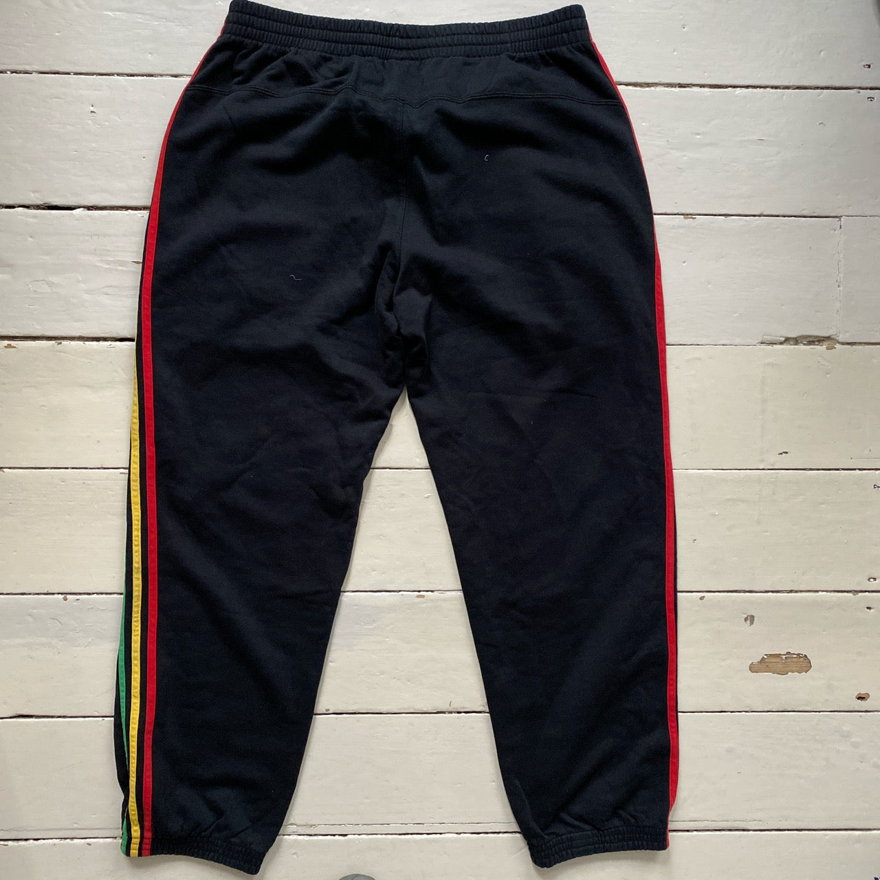 Adidas Rasta Colours Black Joggers (XL)
