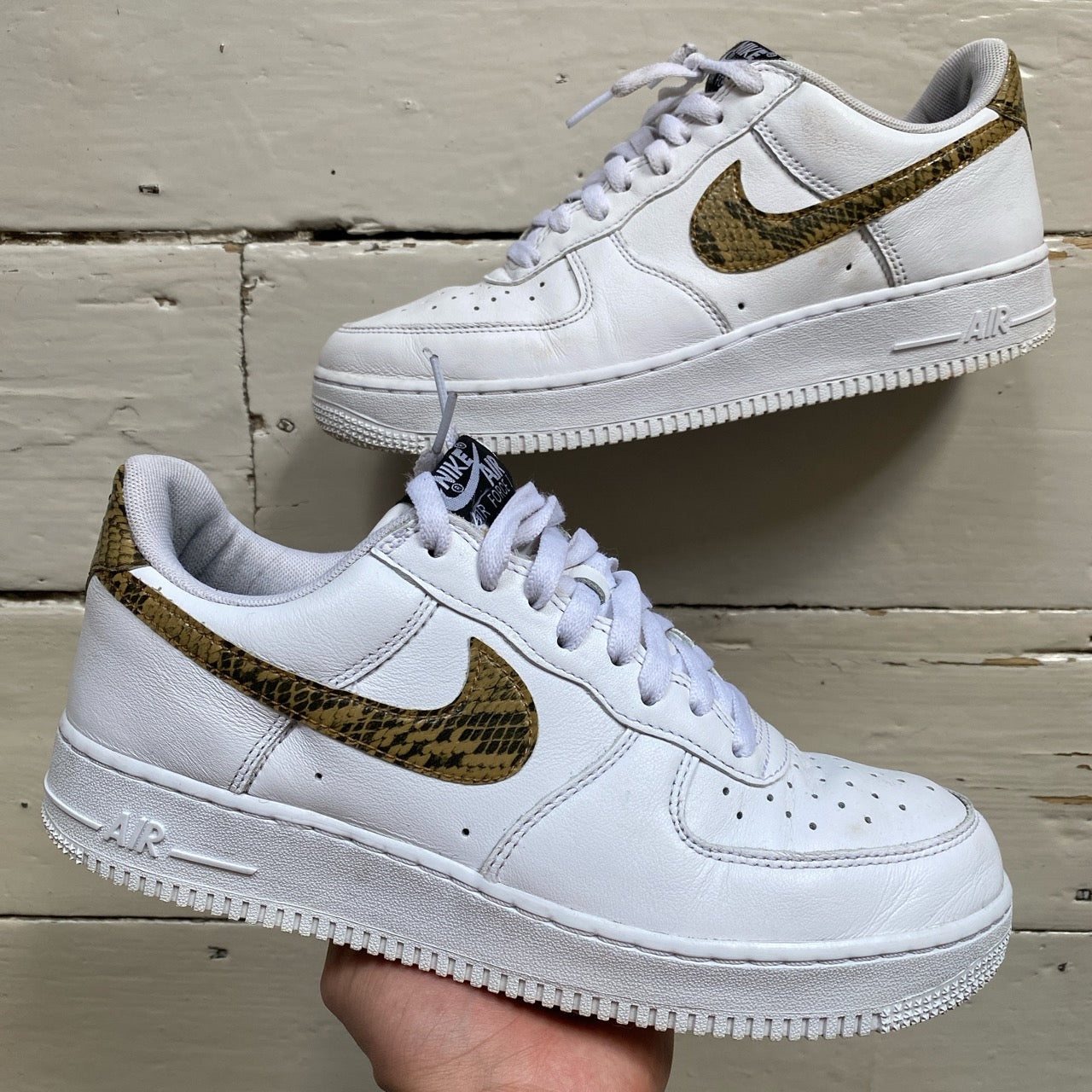 Nike Air Force 1 Ivory Snake (UK 7.5)