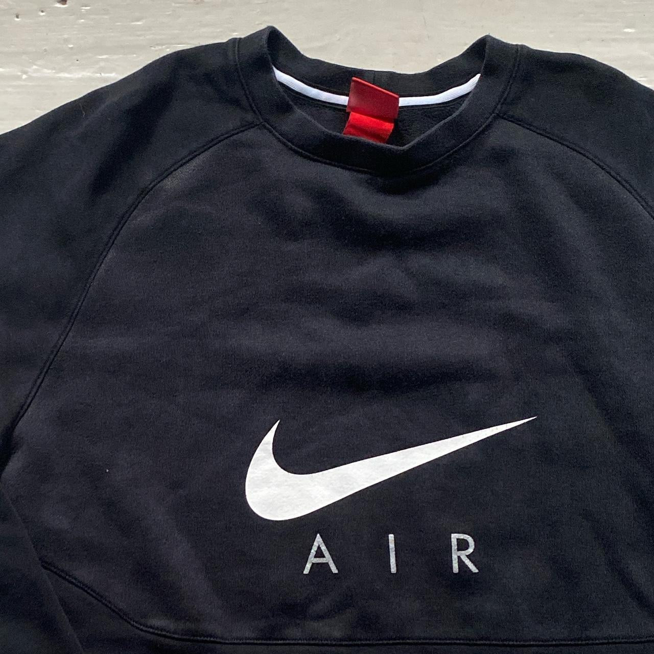 Nike Air Black and White Jumper (XL)