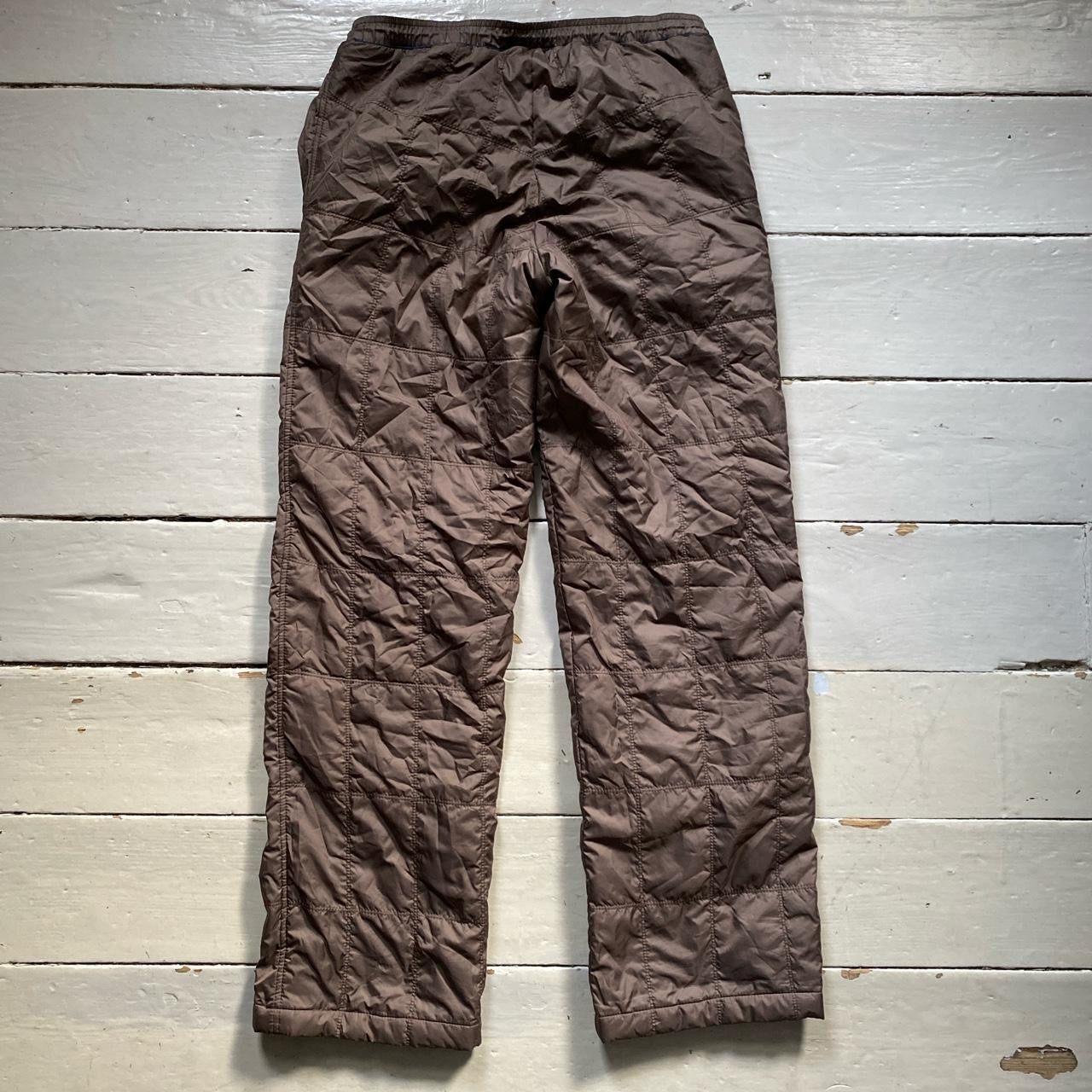 Nike Vintage Brown Quilted Bottoms (Large)