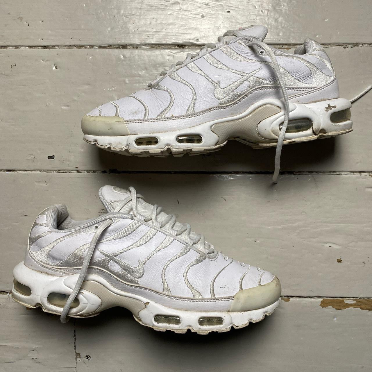 Nike TN Air Max Plus White Leather (UK 9)
