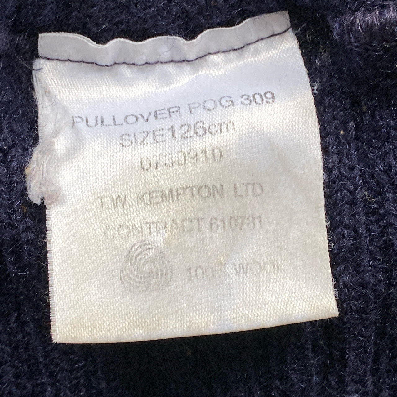 Royal Mail V Neck Navy Jumper (Medium)