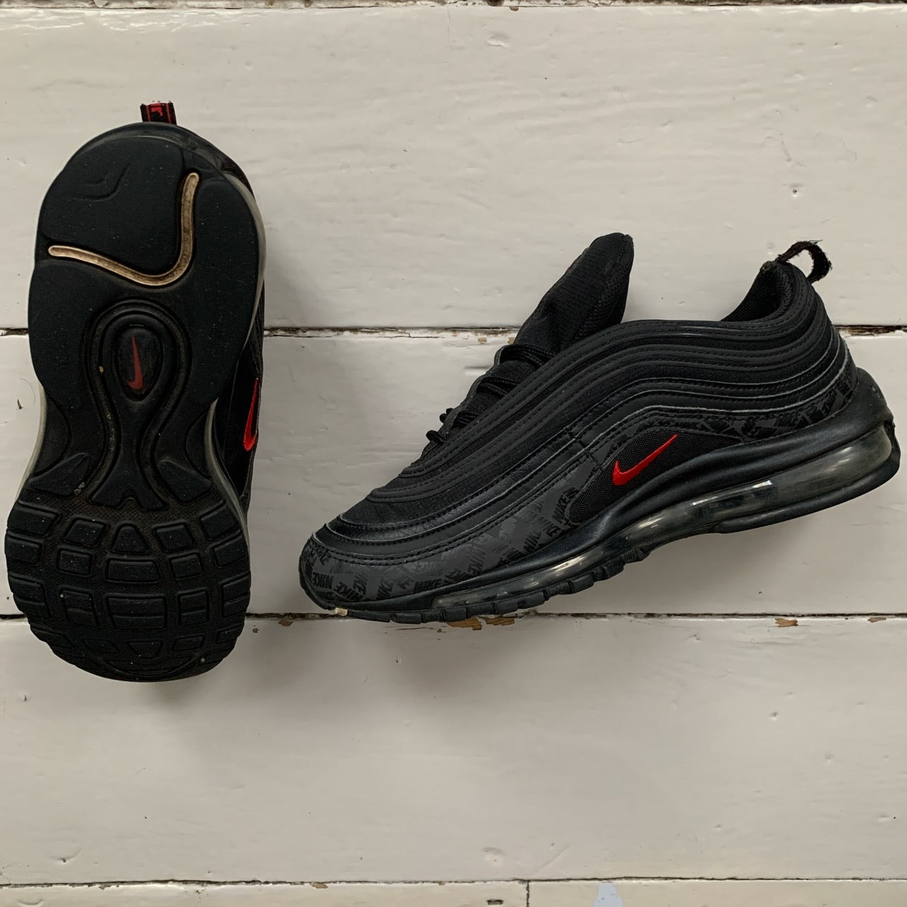 Nike Air Max 97 Black and Red (UK 7.5)