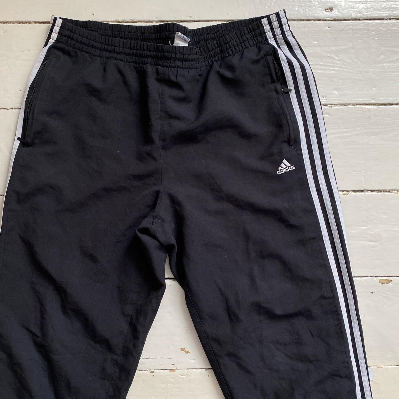 Adidas Black Shell Bottoms (Large)
