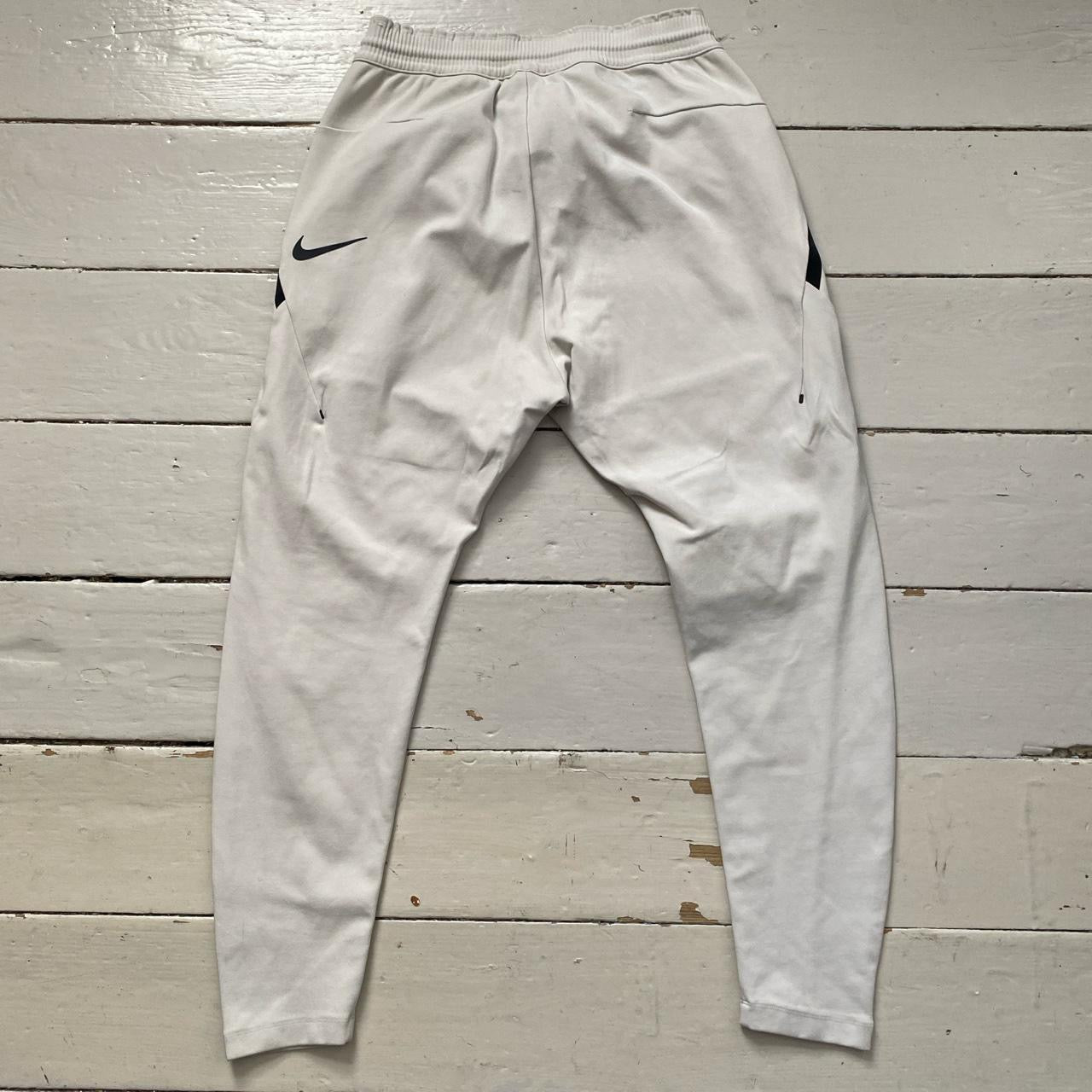 Nike Swoosh White Joggers (Medium)