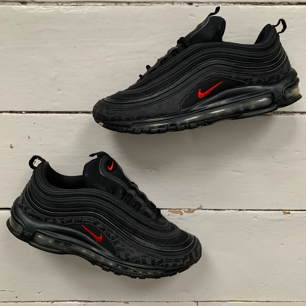 Nike Air Max 97 Black and Red (UK 7.5)