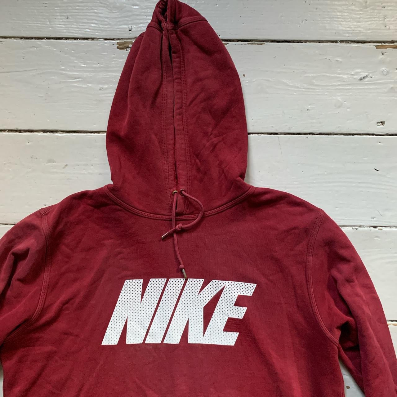 Nike Club Hoodie Burgundy (Large)