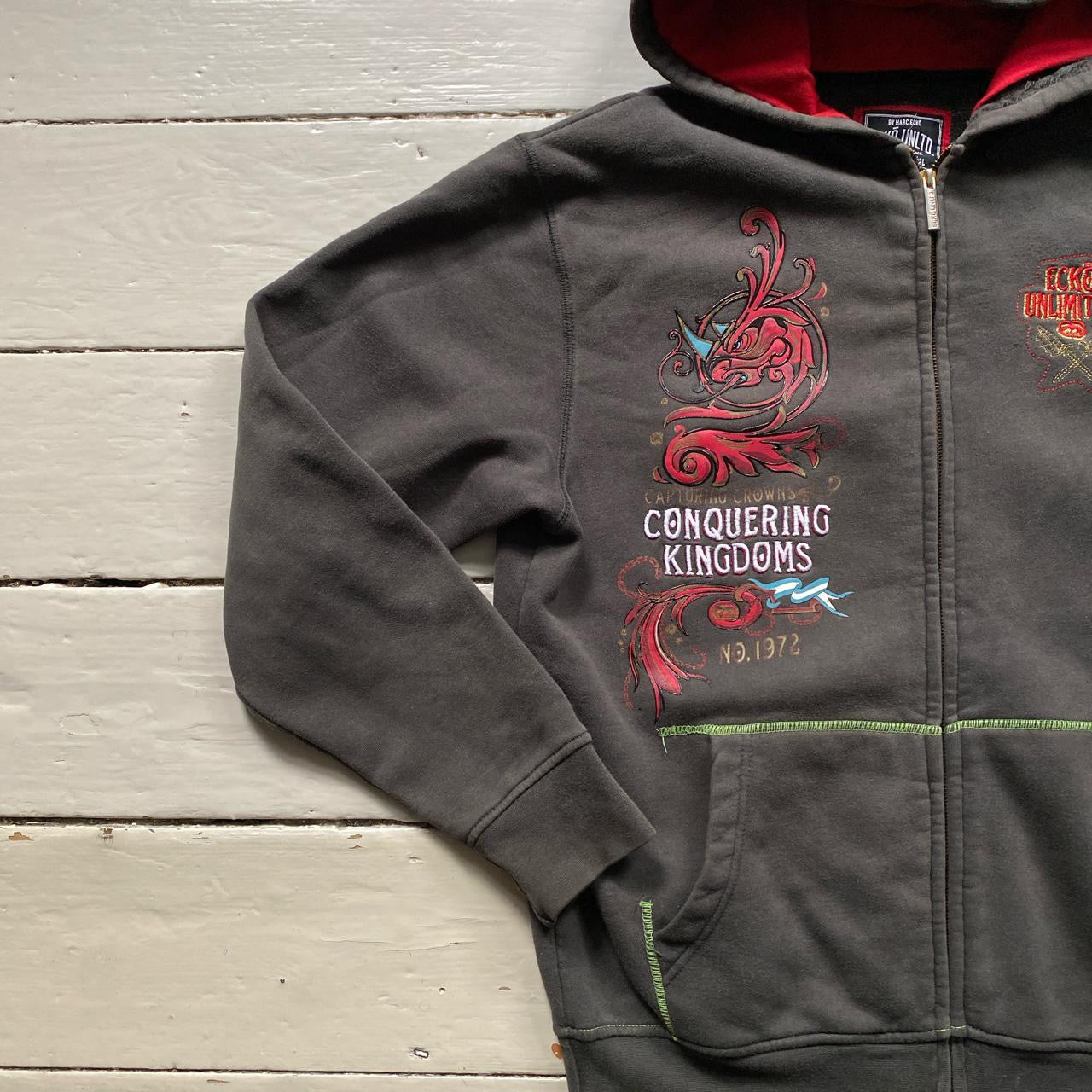 Ecko UNLTD Vintage Embroidery Hoodie (Medium)