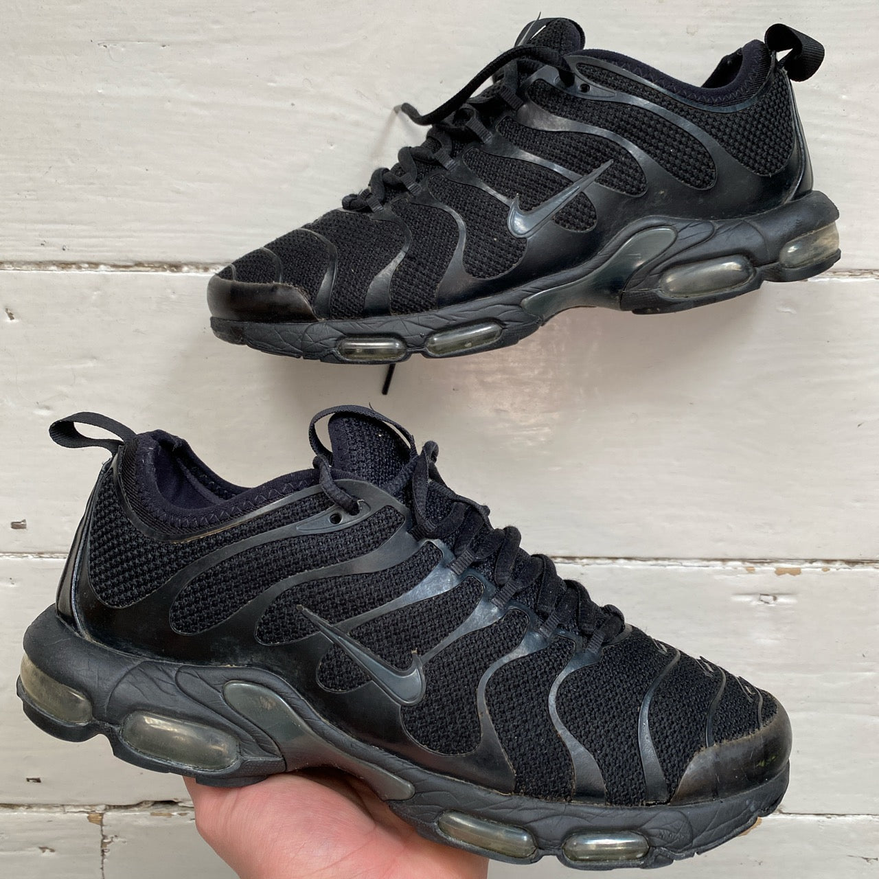 Nike TN Air Max Plus Ultra Black UK 8 Wear Garson