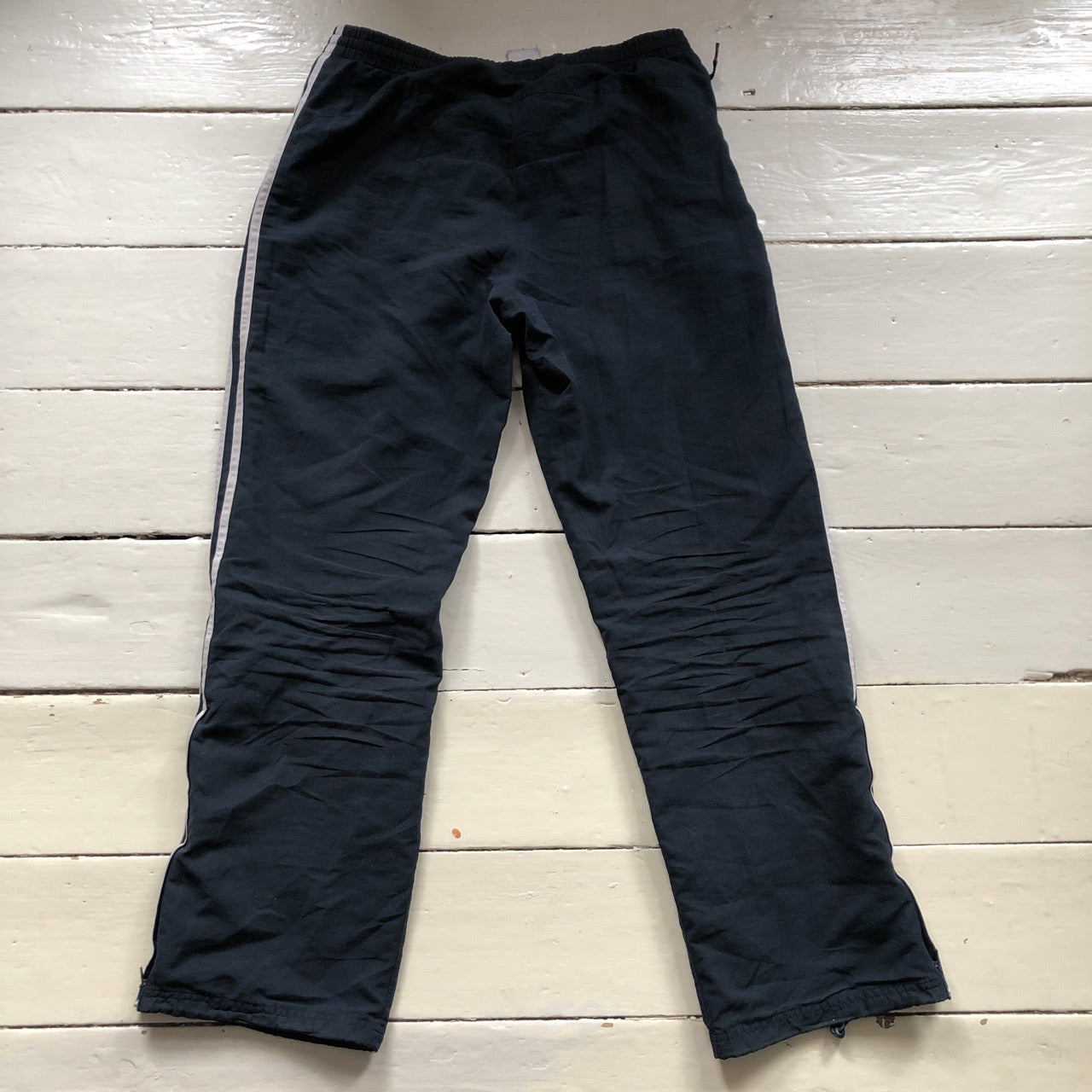 Adidas Navy Shell Bottoms (Medium)
