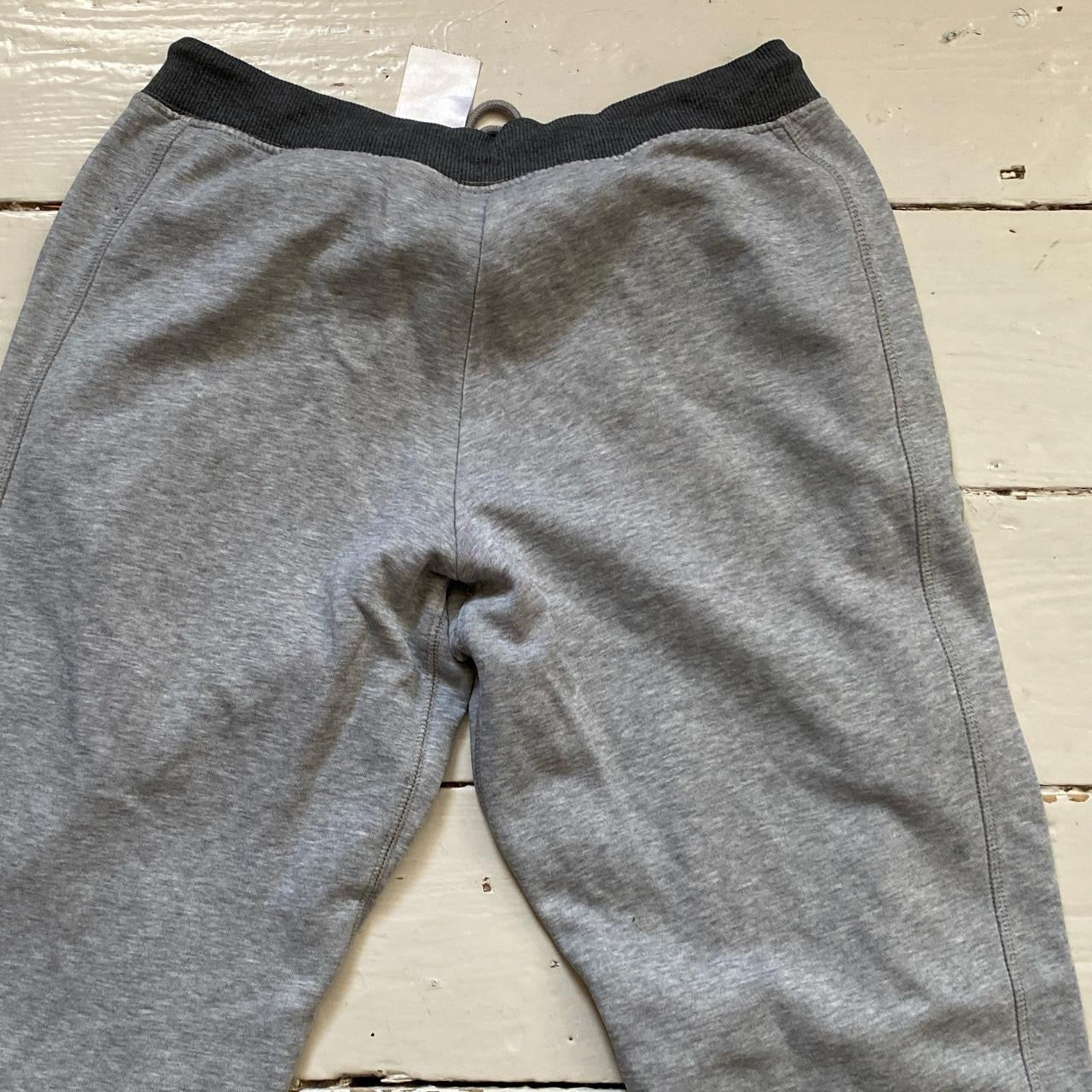Nike Swoosh Grey Joggers (Medium)