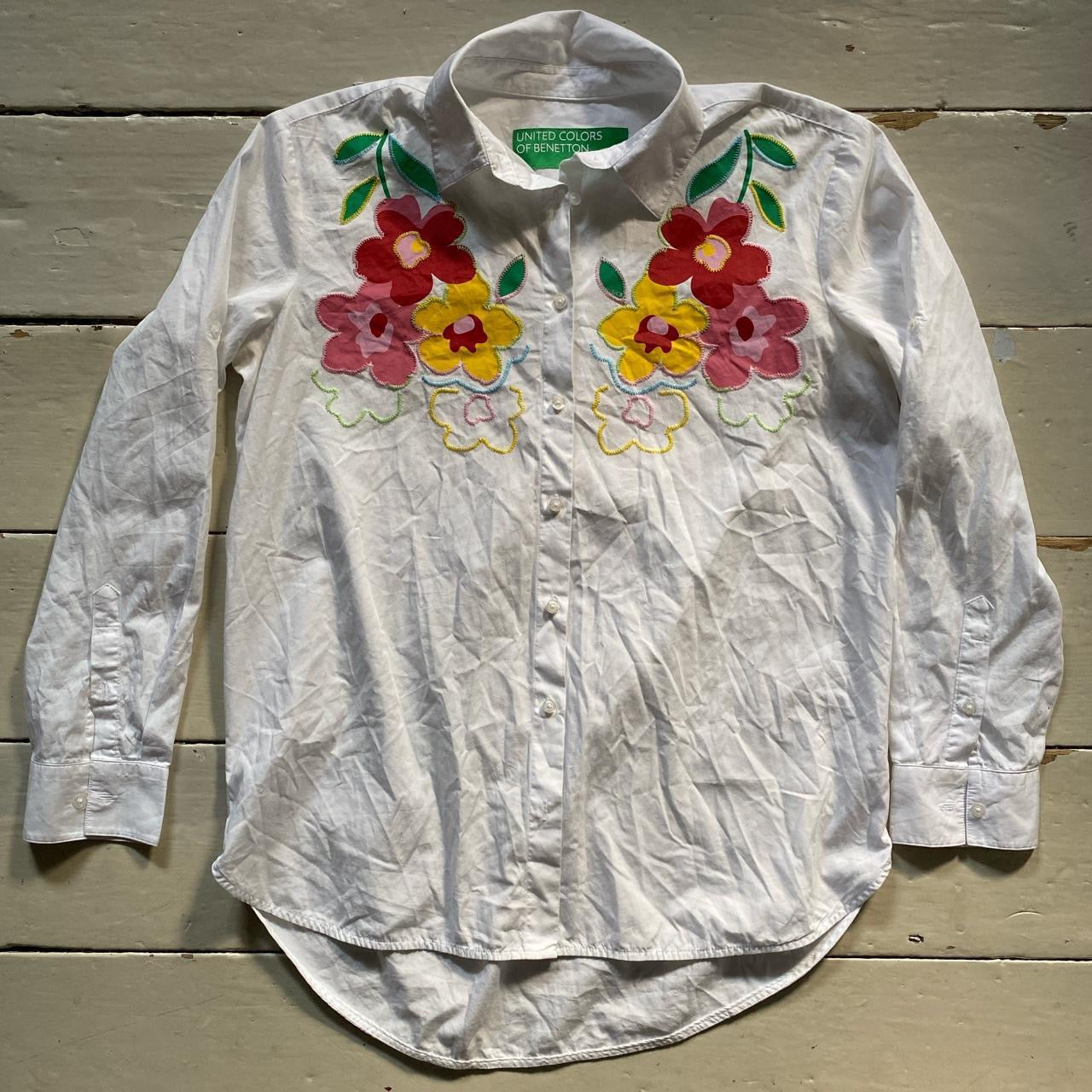 United Colors of Benetton Shirt (Medium Womens)