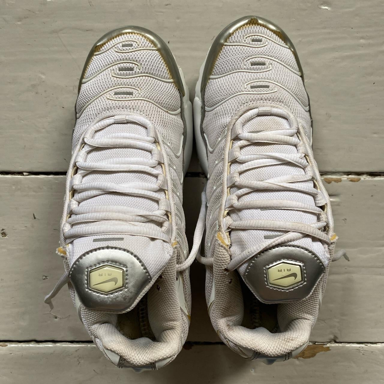 Nike TN Air Max Plus White and Silver (UK 5)