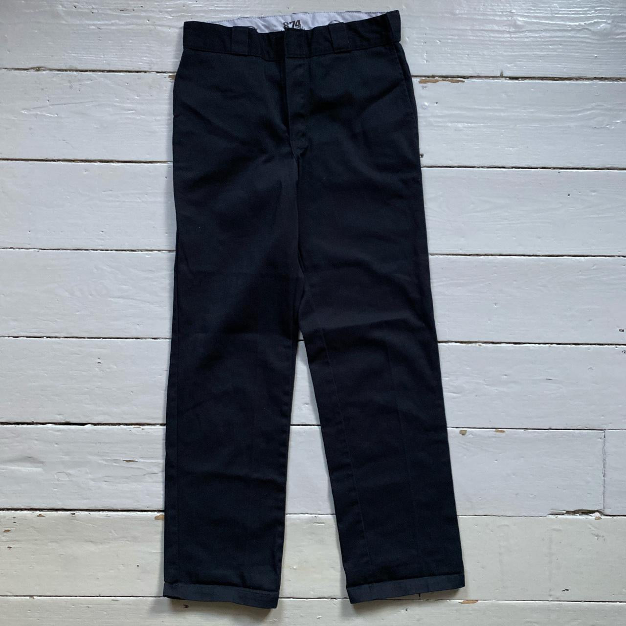 Dickies 874 Black Trousers (30/32)