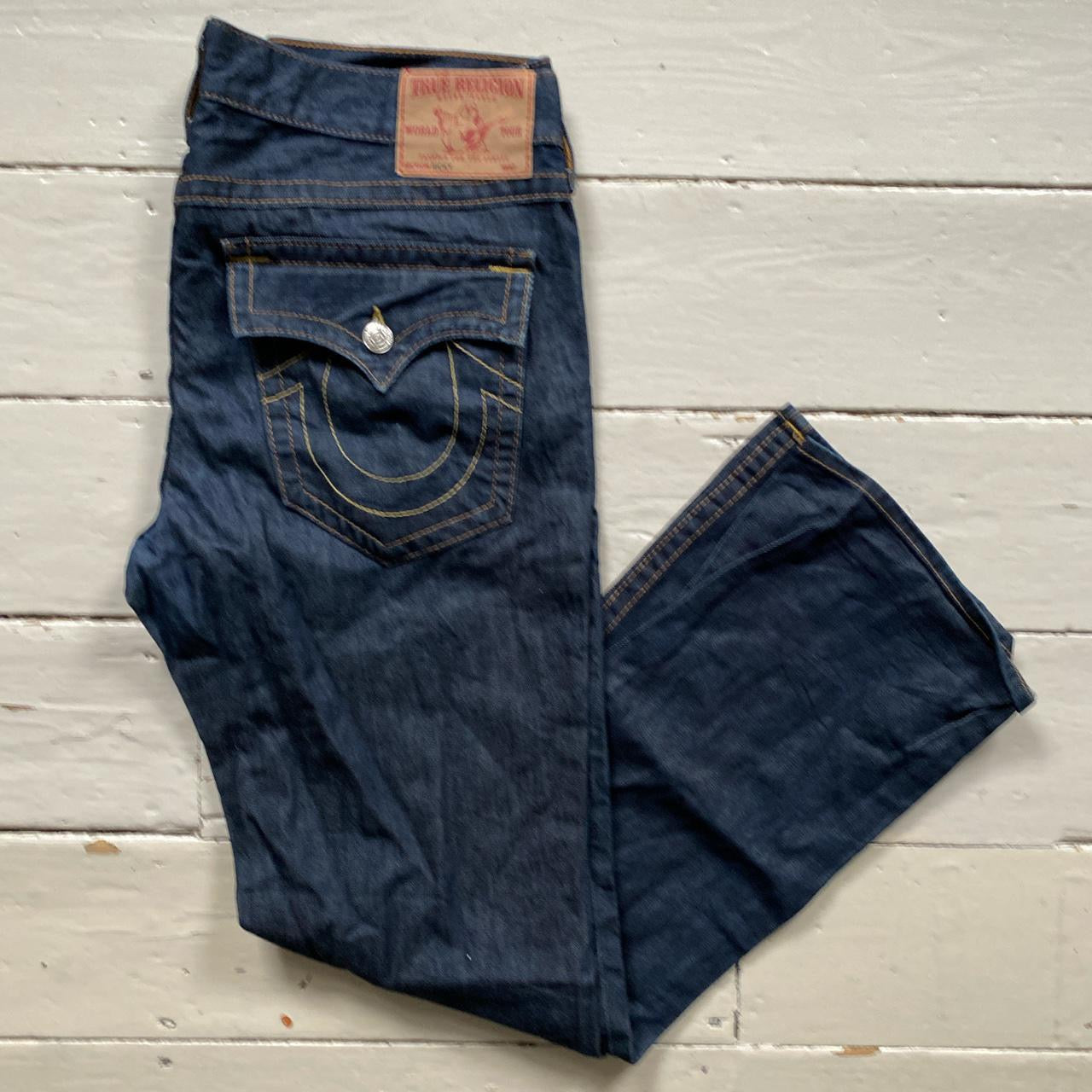 True Religion Ricky Baggy Stitch Jeans (38/34)