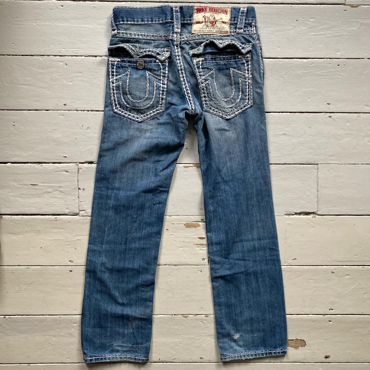 True Religion Billy Super T White Stitch (30/32)
