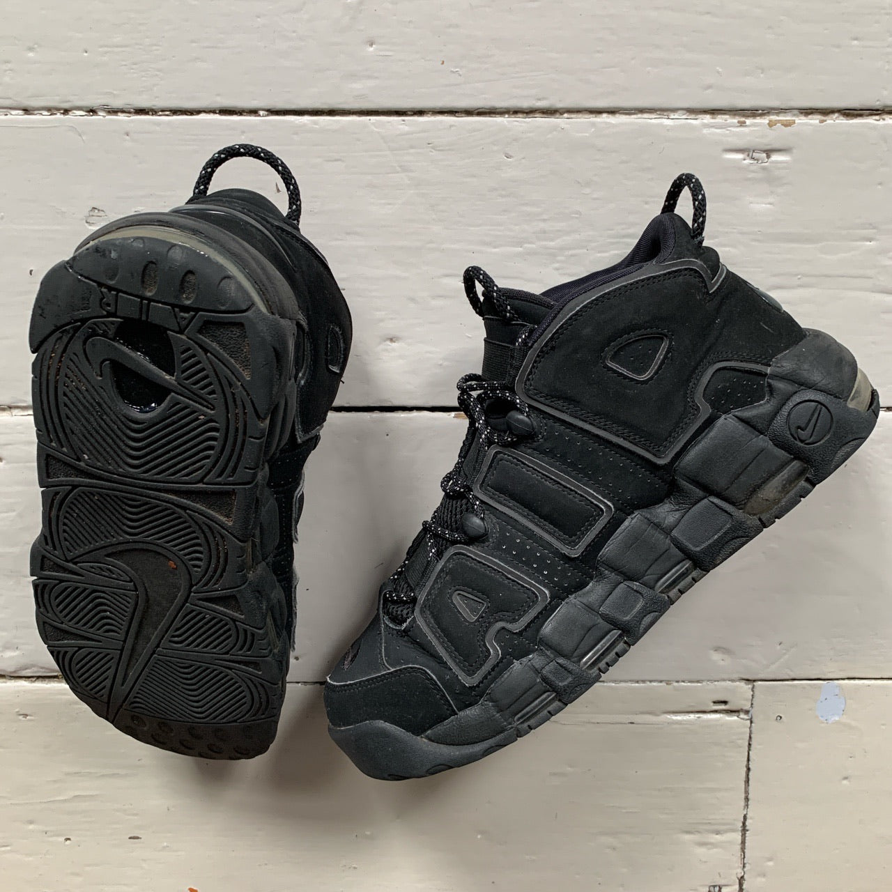 Nike Uptempo Black More Air (UK 10)