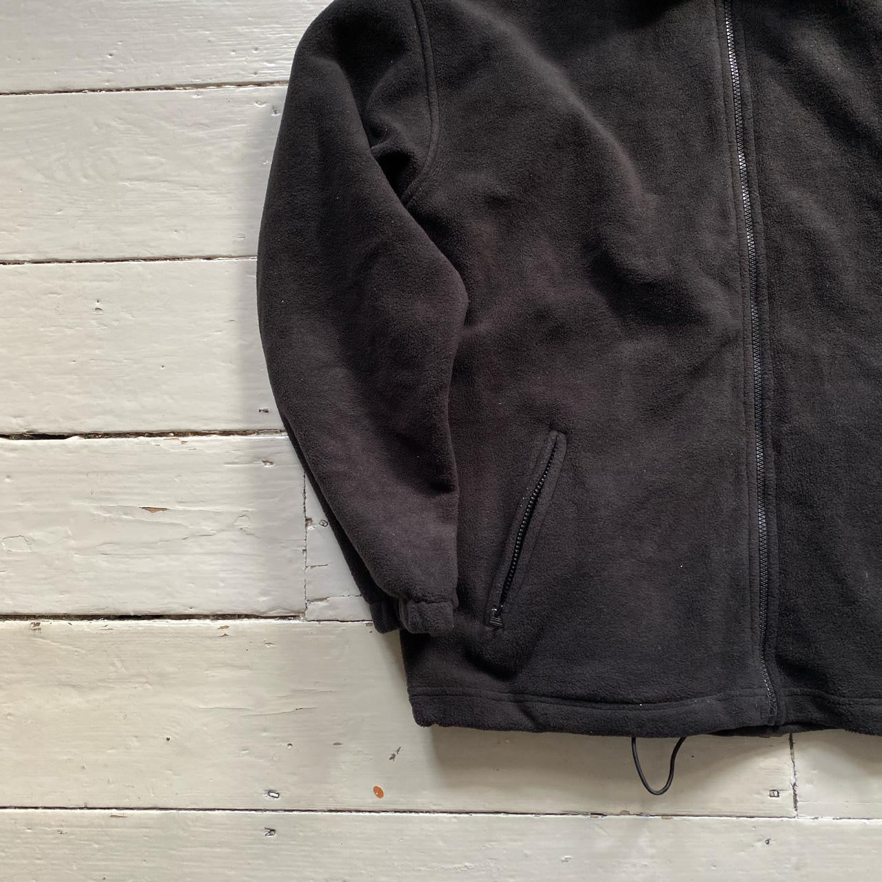 Dickies Black Fleece Zip Jumper (Large)