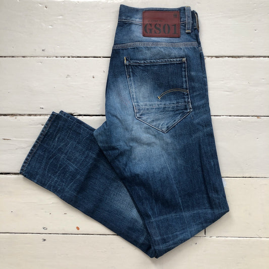 G Star GS 01 Faded Slim Jeans (34/31)