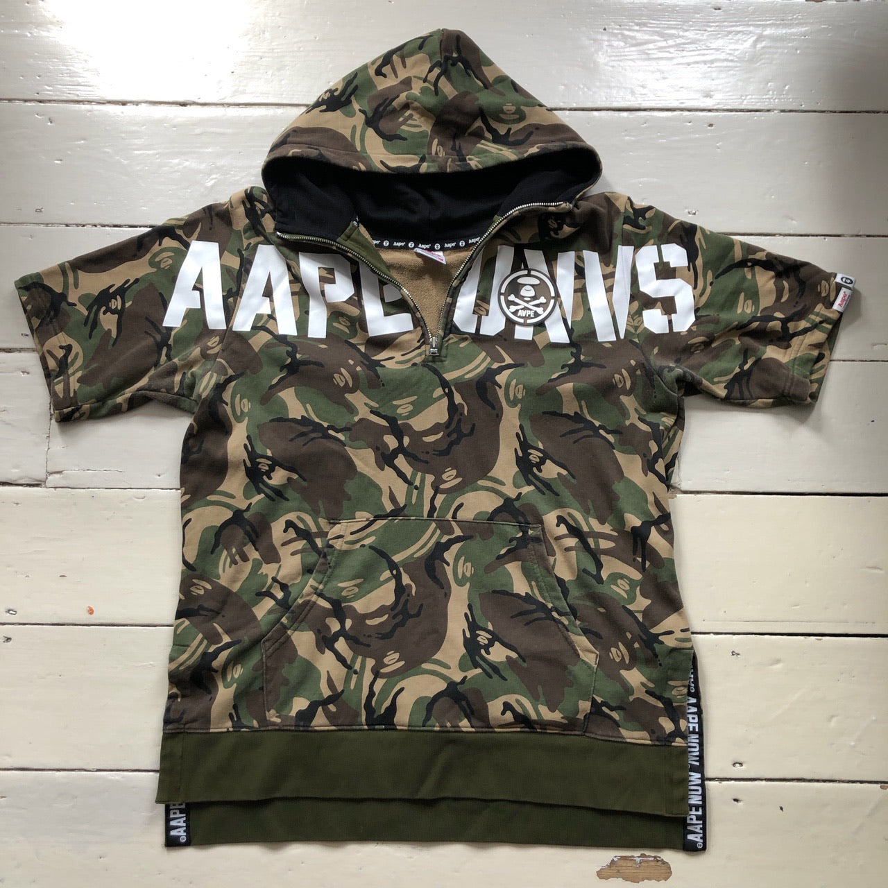 Aape by BAPE Short Sleeve Hoodie (XL)
