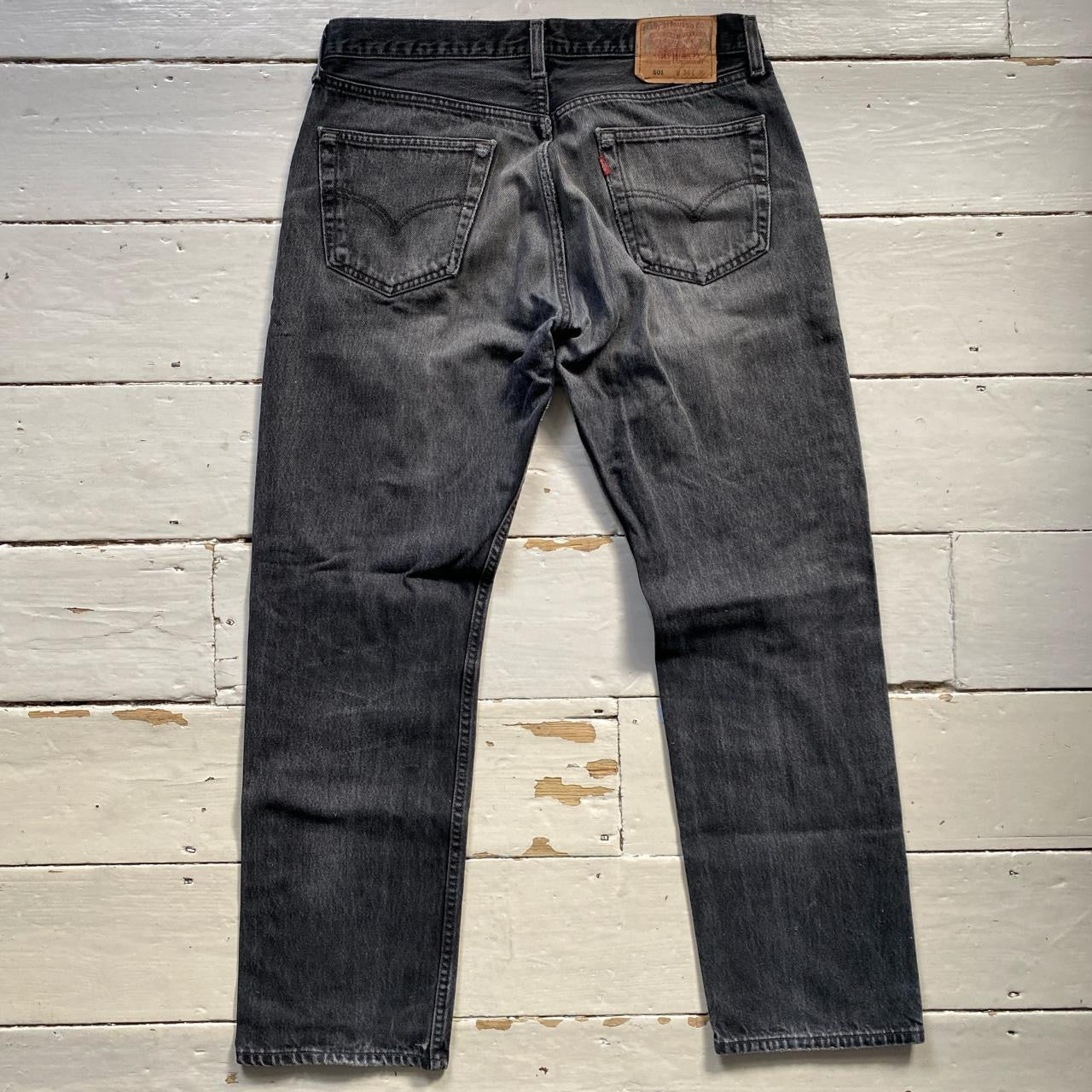 Levis 501 Grey Fade Jeans (34/30)