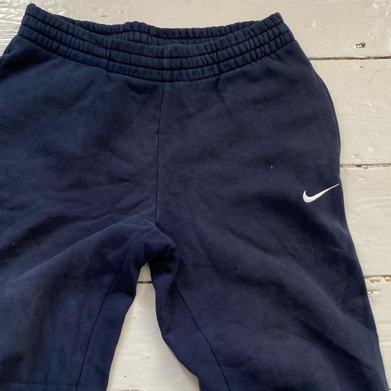 Nike Swoosh Navy Joggers (Medium)