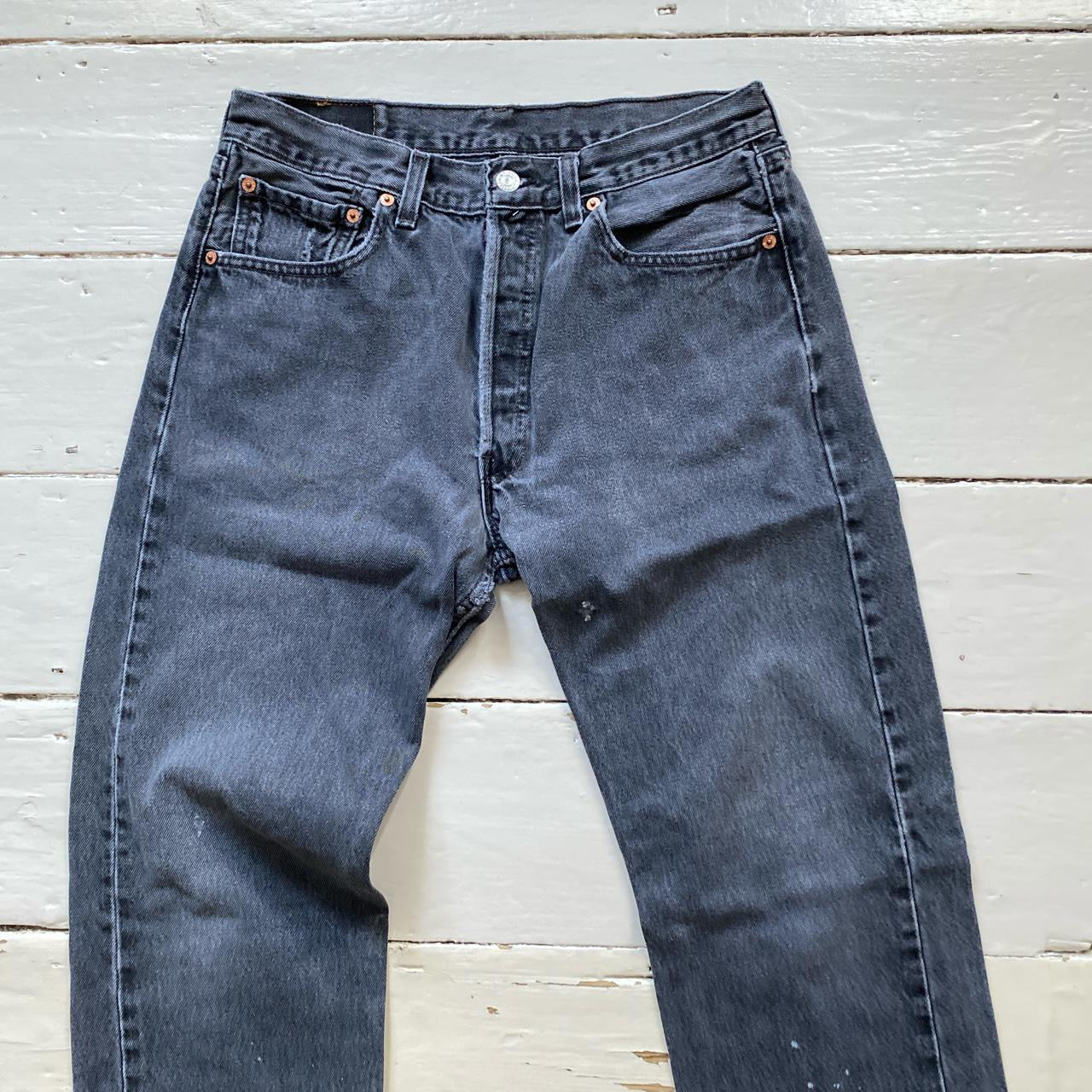 Levis 501 Charcoal Jeans (33/29)