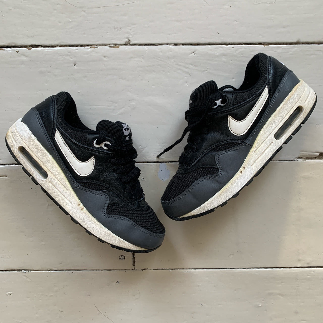 Nike Air Max 1 Black Grey (UK 3.5)
