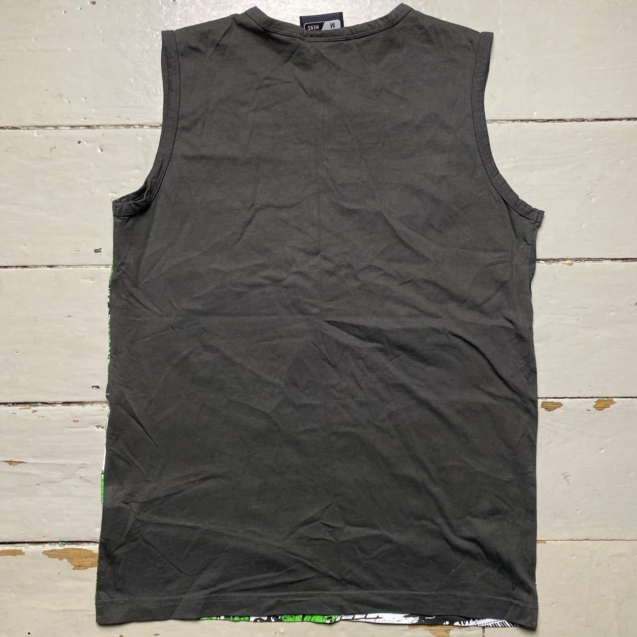 No Fear Vintage Skull Graffiti Vest (Medium)