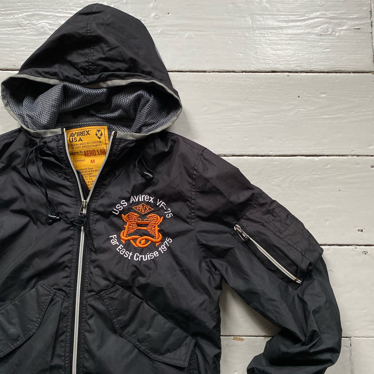 Avirex USA Light Hooded Jacket (Medium)
