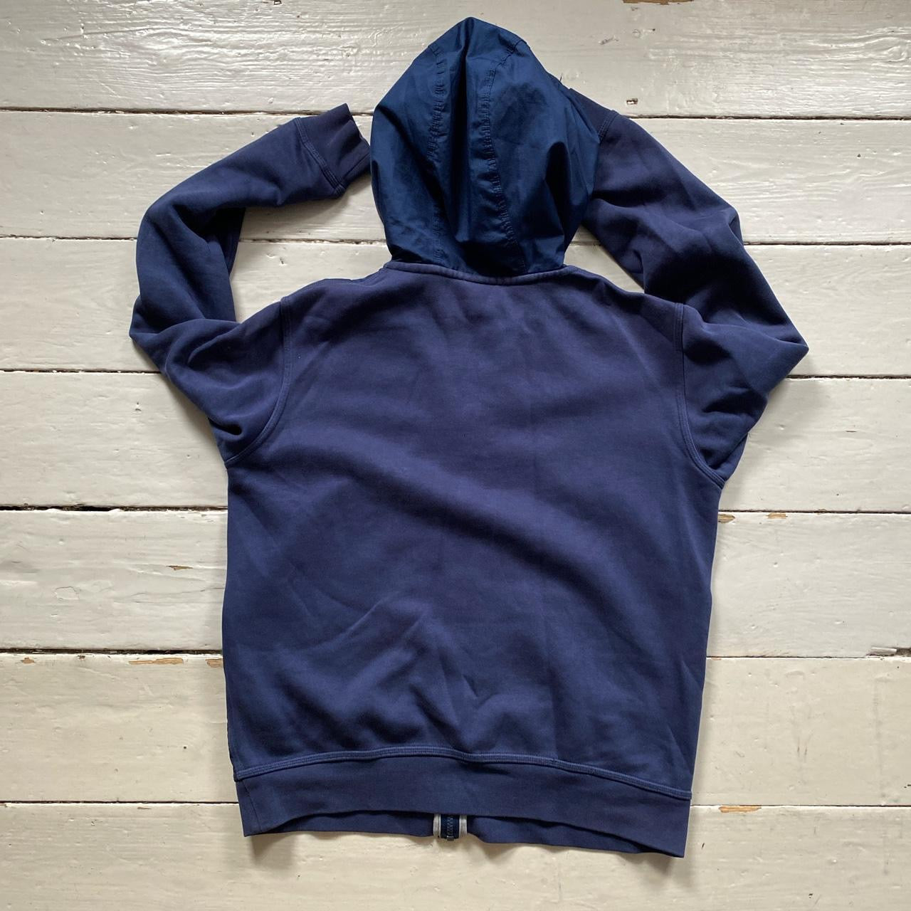 Nike Swoosh Navy Hoodie (Medium)