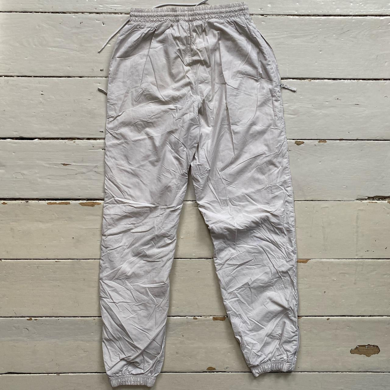 Nike Cream and Brown Vintage Shell Bottoms (XS)