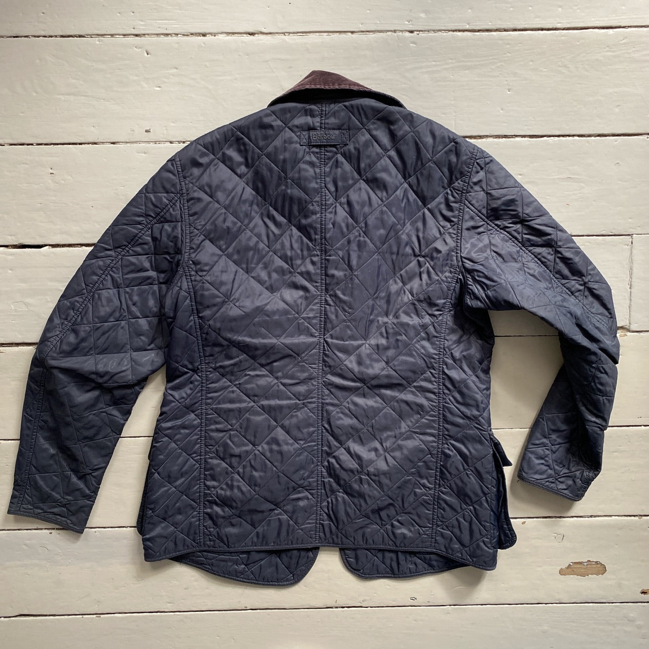 Barbour Quilted Navy Jacket (Medium)