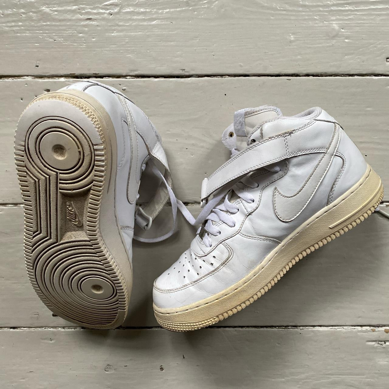 Nike Air Force 1 Mid White (UK 8)