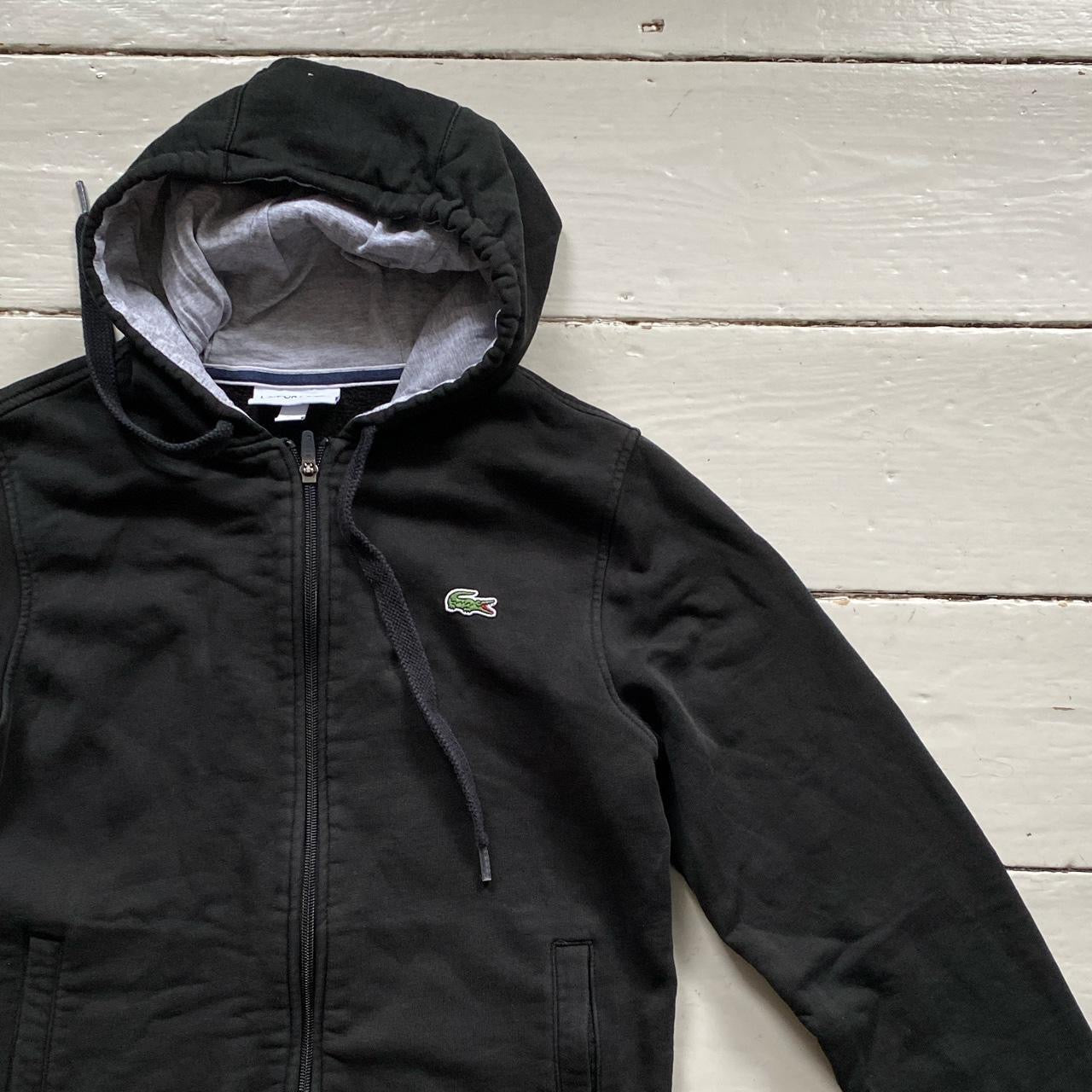 Lacoste Croc Black Hoodie (XS)