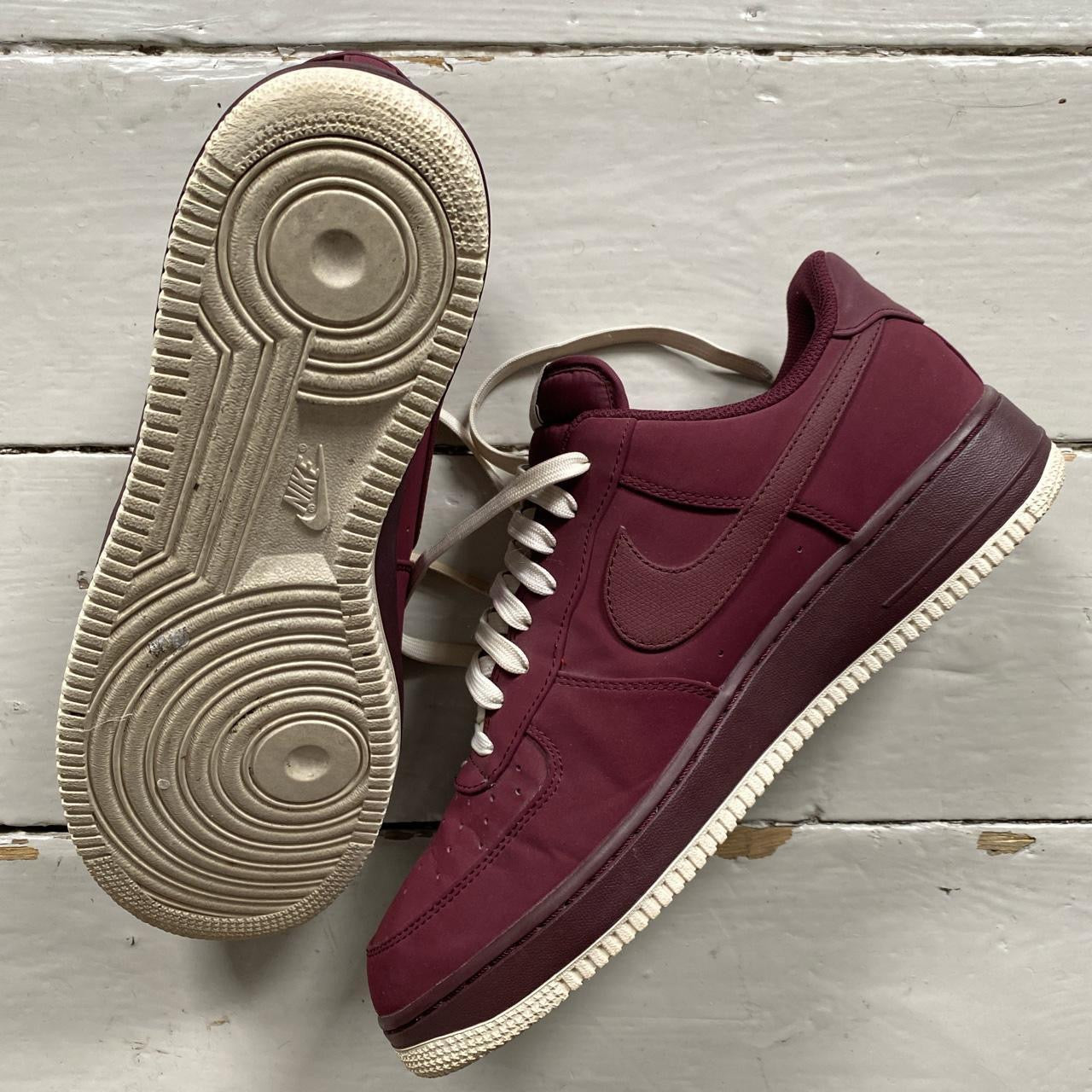Nike Air Force 1 Burgundy Suede (UK 11)