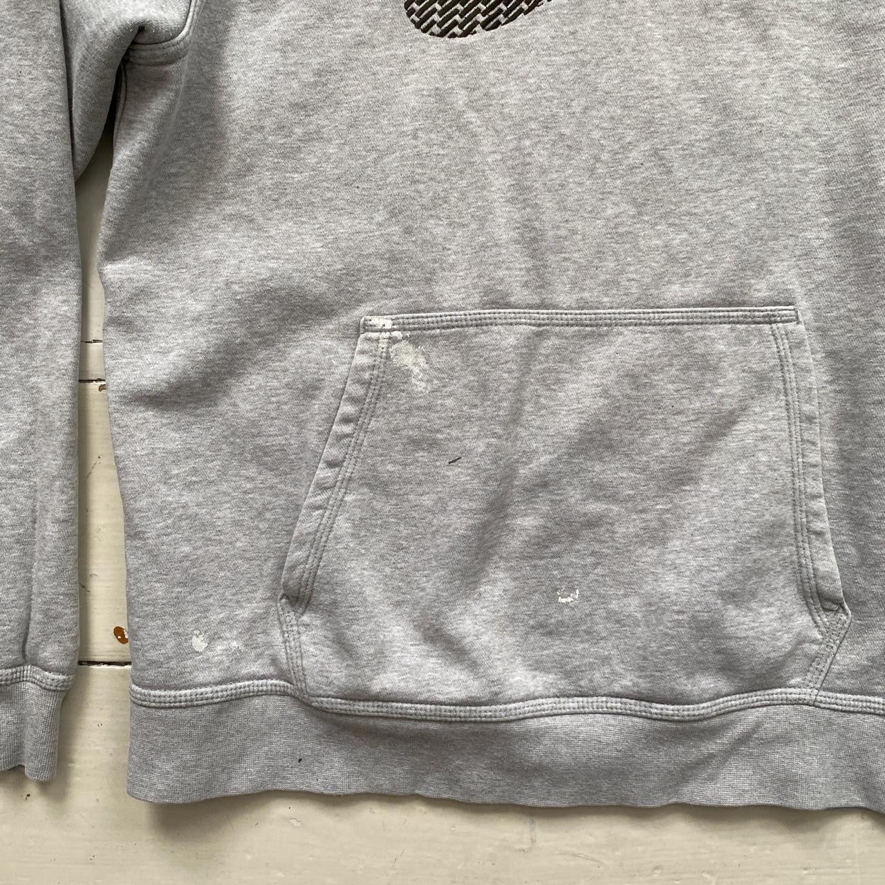 Nike Big Swoosh Grey Hoodie (Large)