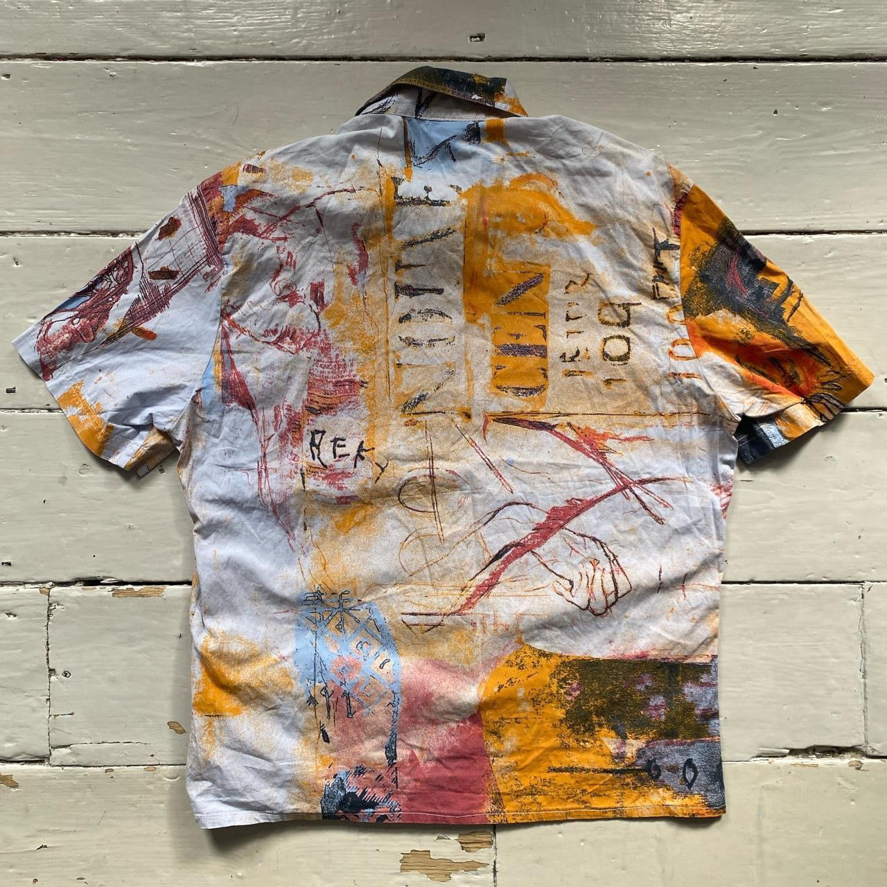 Just Cavalli Big Print Vintage Shirt (Medium)