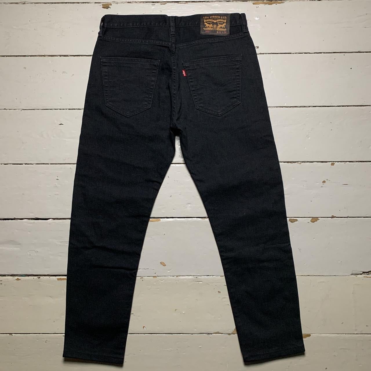 Levis 501 Black Jeans (33/28)