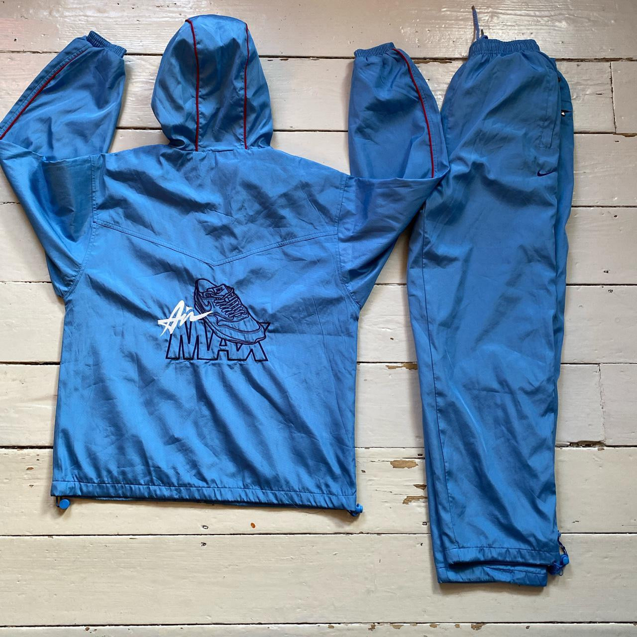 Nike Vintage Air Max Light Blue Tracksuit (Medium both)