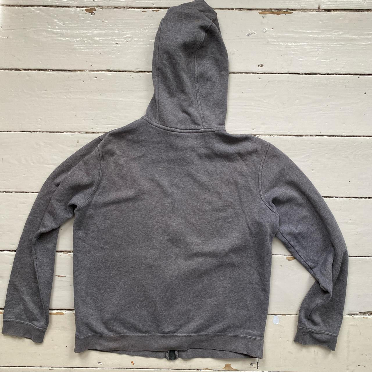 Nike Swoosh Grey Hoodie (Medium)